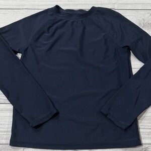 Old Navy Boys Swim Rashguard - Navy Blue Long sleeve